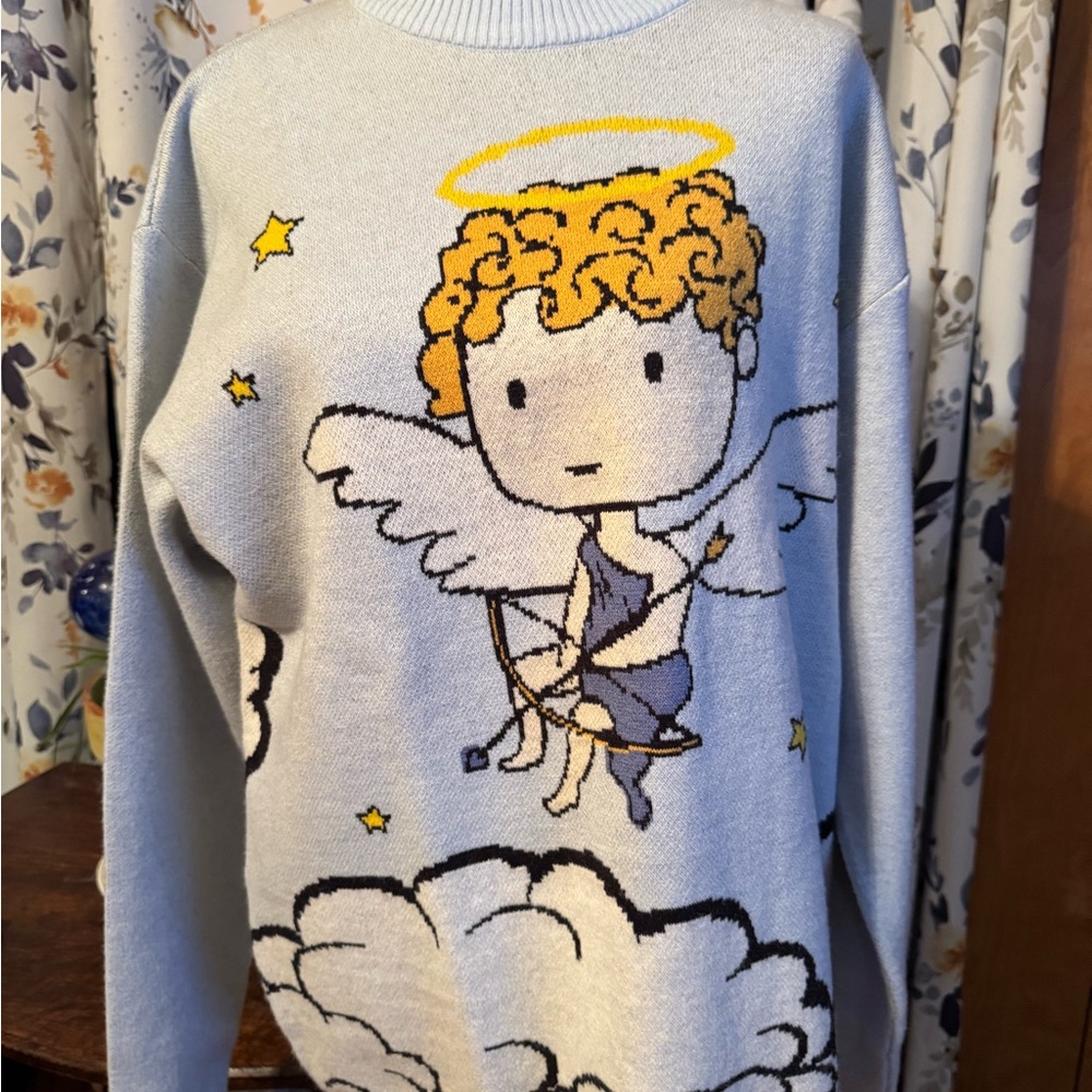 Angel Light Blue Sweater SO SOFT